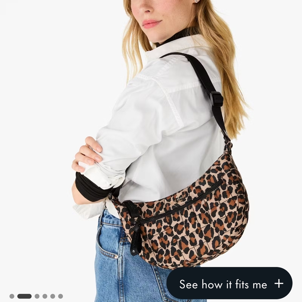 Leopard Print Crossbody Bag